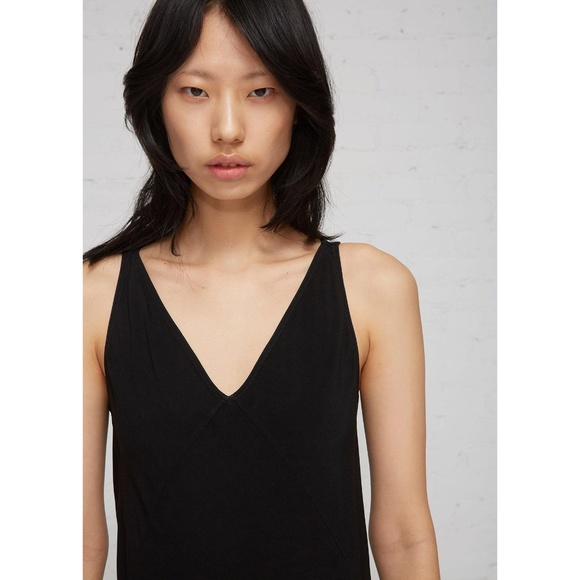 NWT Rick Owens Kinga Black Midi Dress - Size 42 - Picture 2 of 8